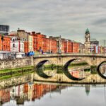 View of Mellows Bridge in Dublin - Ireland